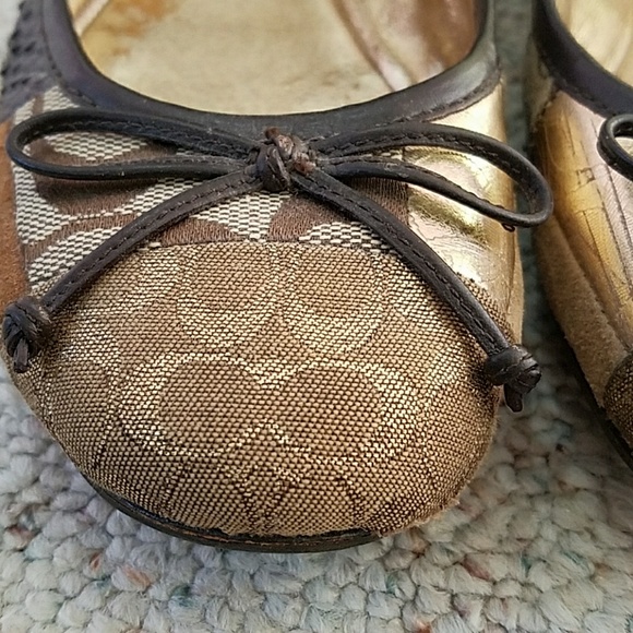 Coach printed patchwork flat size 7 - Picture 4 of 8